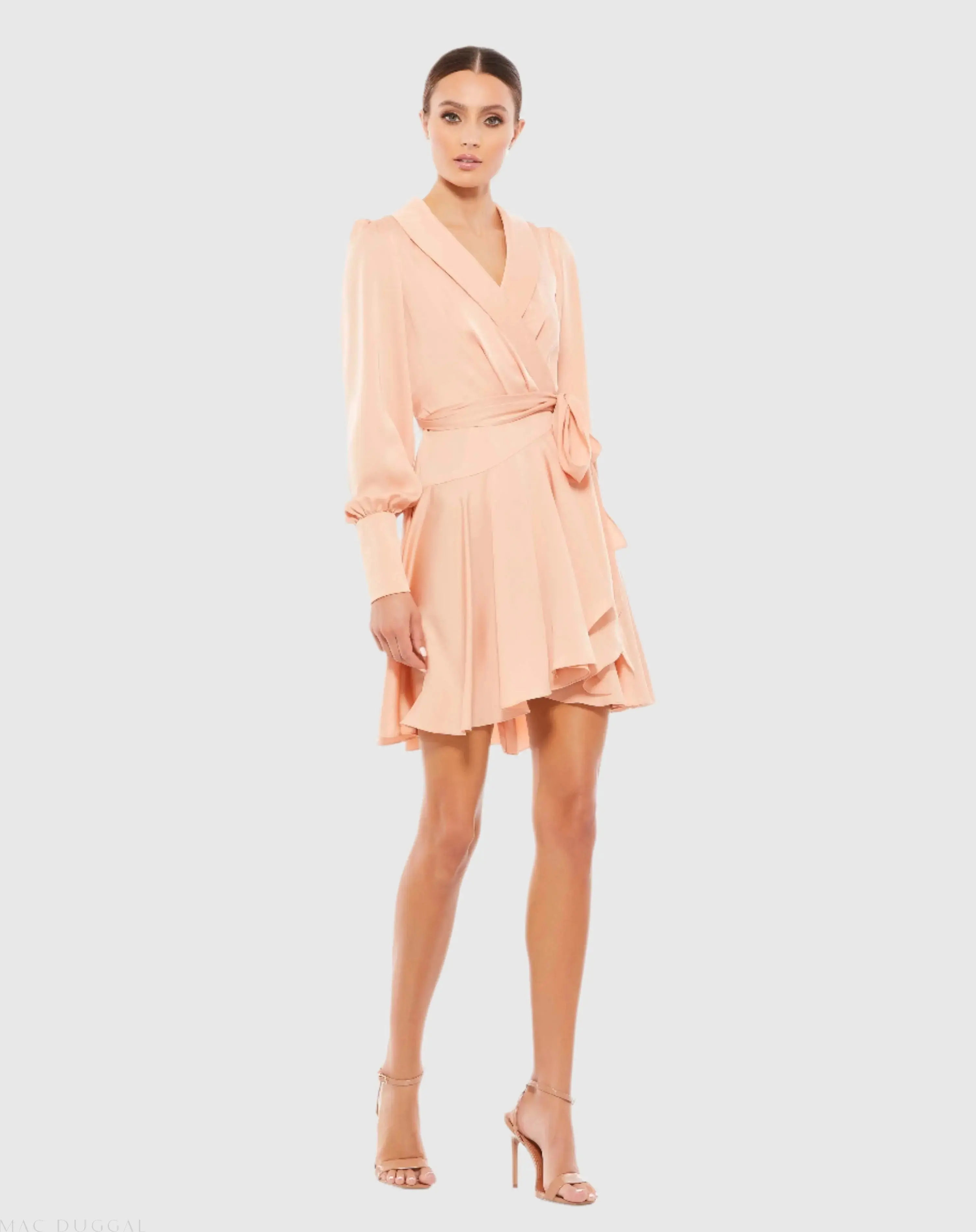 Short Wrap Dress - Image 2