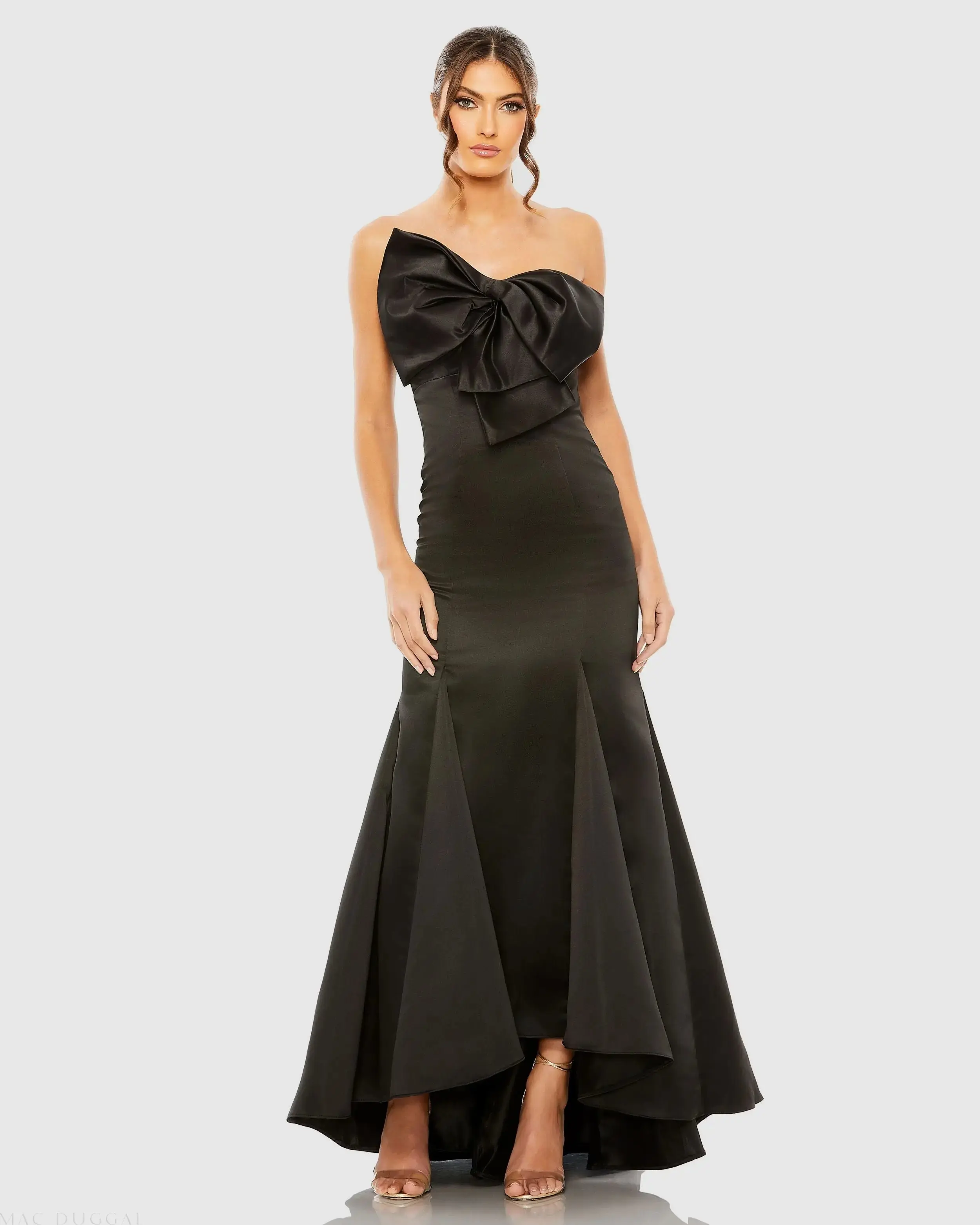 Strapless Bow Mermaid Gown - Image 2
